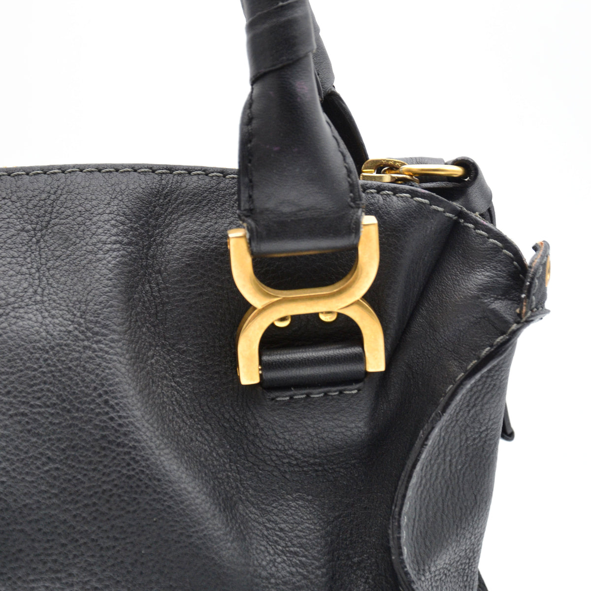 Sac Marcie Chloé Vintage Cuir Noir