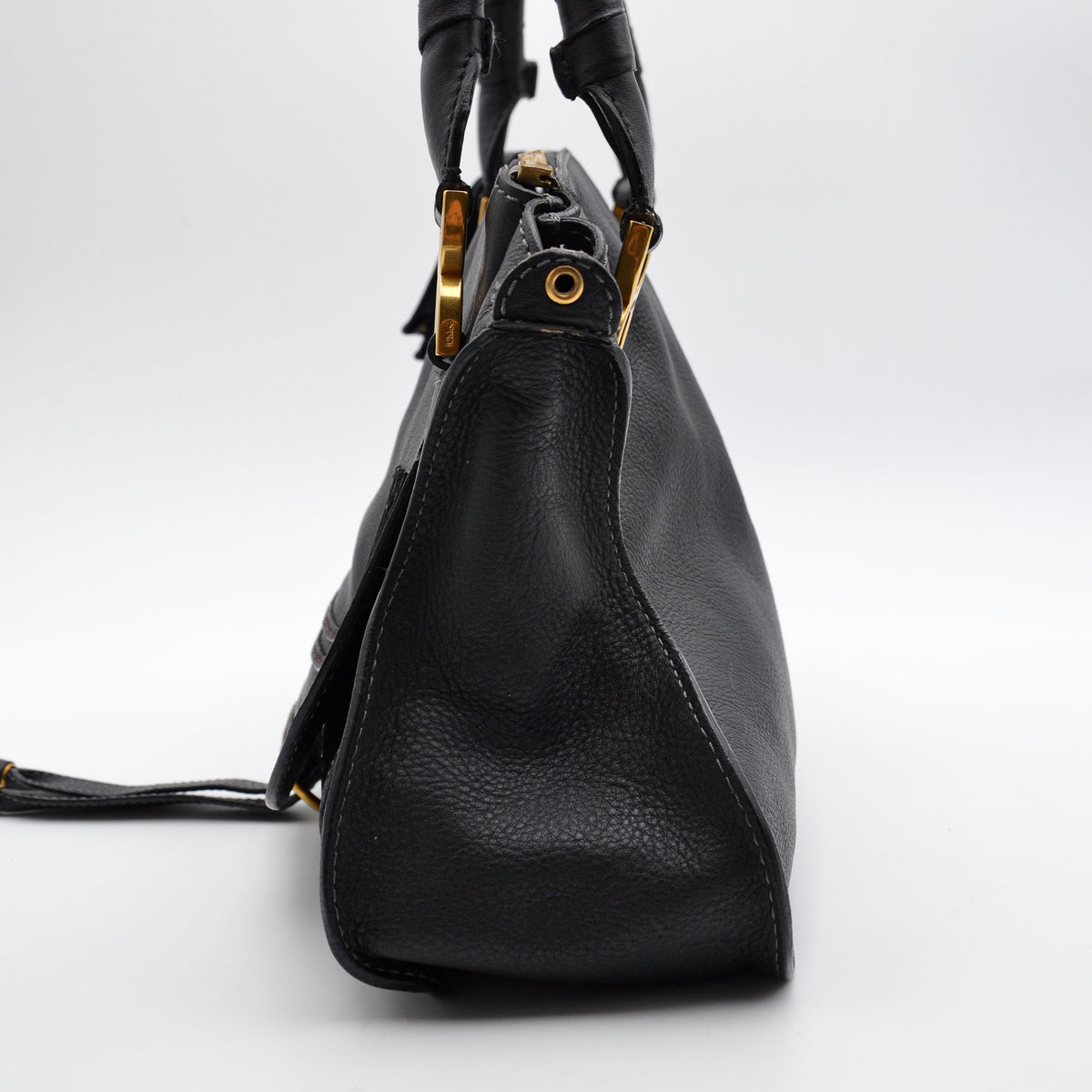 Sac Marcie Chloé Vintage Cuir Noir