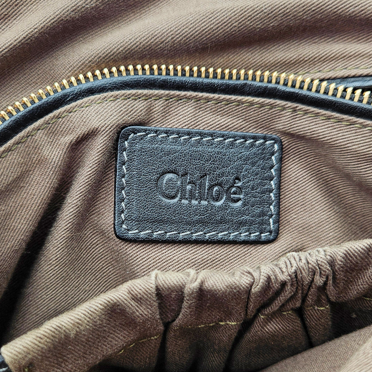 Sac Marcie Chloé Vintage Cuir Noir