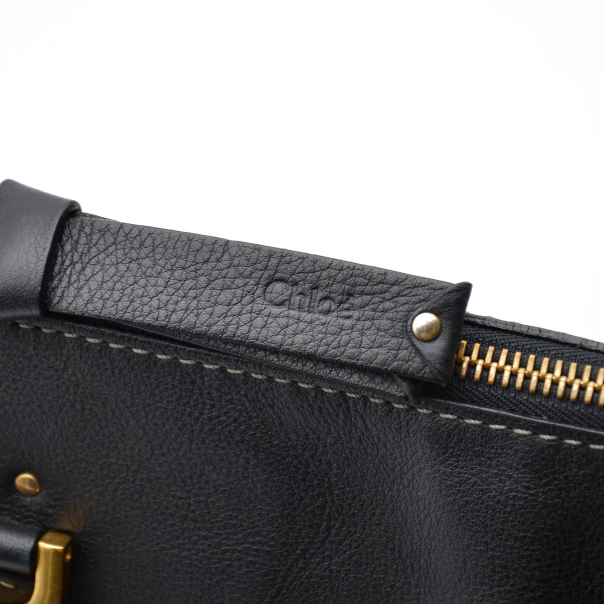 Sac Marcie Chloé Vintage Cuir Noir