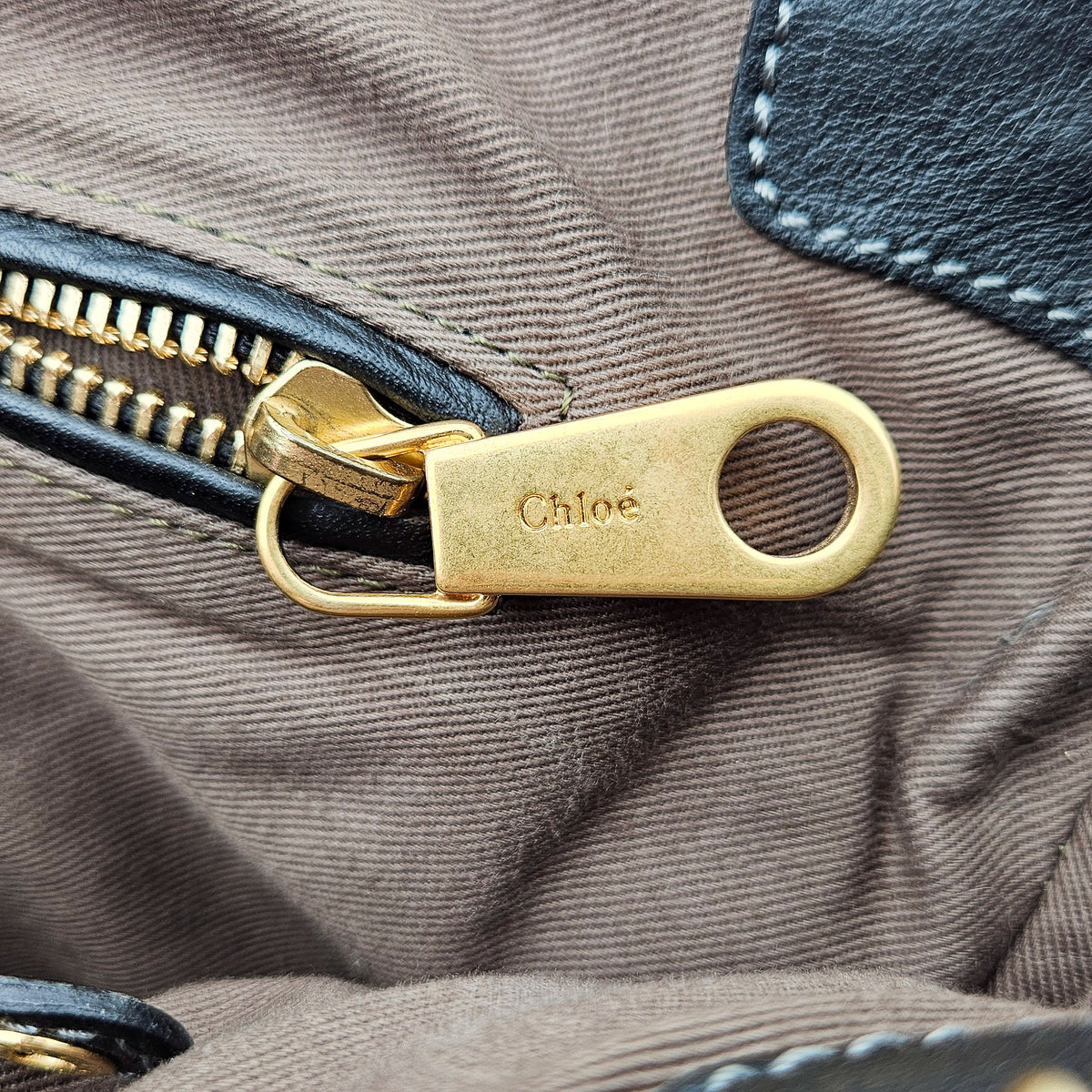 Sac Marcie Chloé Vintage Cuir Noir