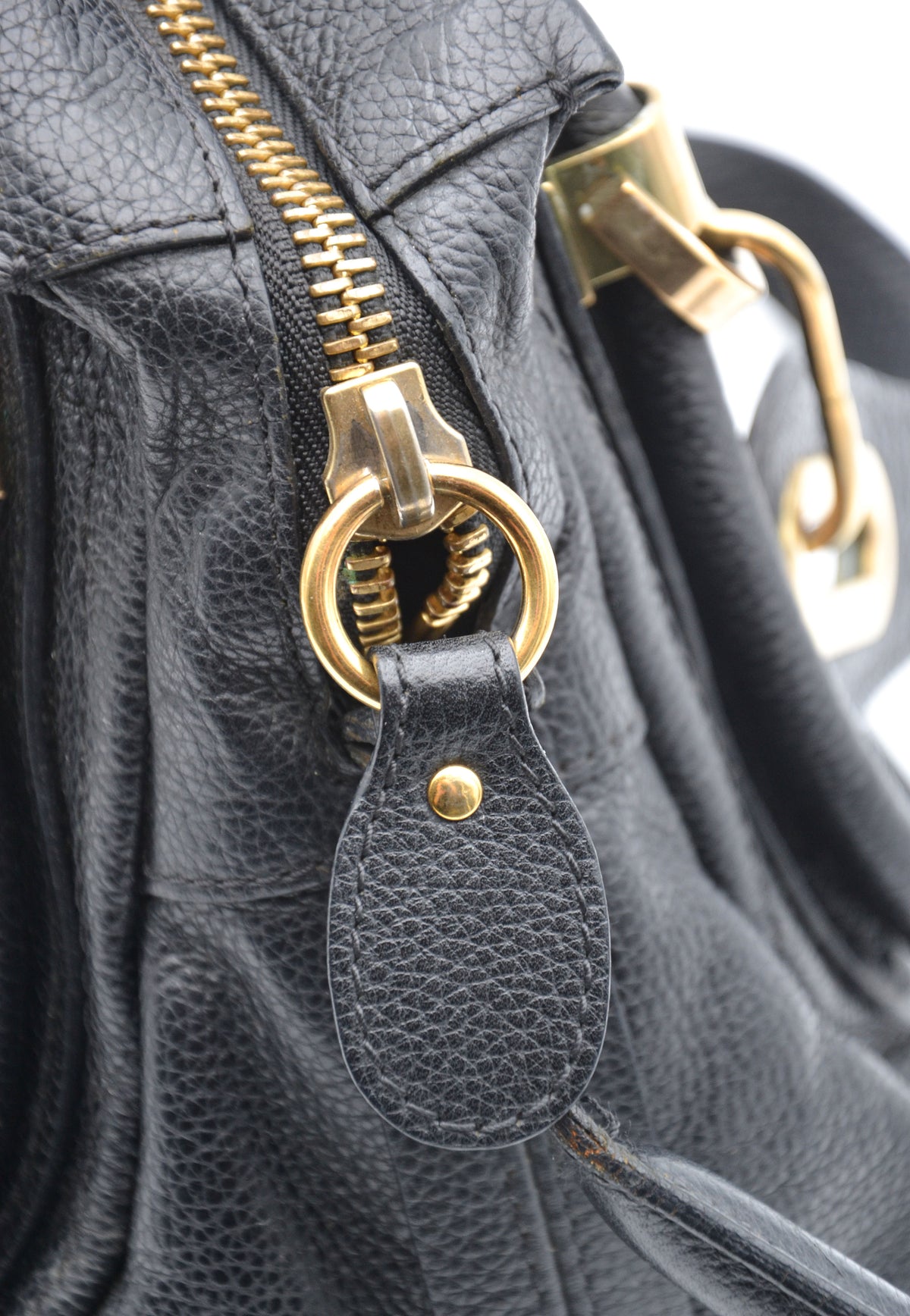 Sac Chloé Paraty Petit Modèle Cuir Grainé Noir