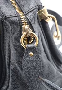 Sac Chloé Paraty Petit Modèle Cuir Grainé Noir