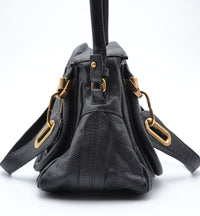 Sac Chloé Paraty Petit Modèle Cuir Grainé Noir
