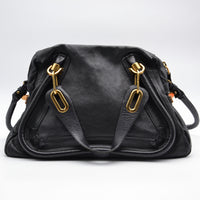 Chloé Paraty Medium Cuir Grainé Noir