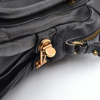 Chloé Paraty Medium Cuir Grainé Noir