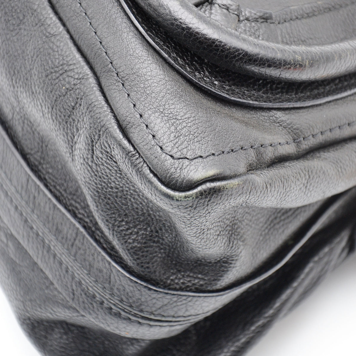 Chloé Paraty Medium Cuir Grainé Noir