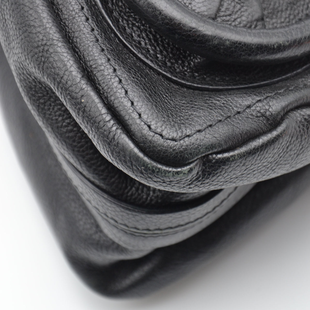 Chloé Paraty Medium Cuir Grainé Noir