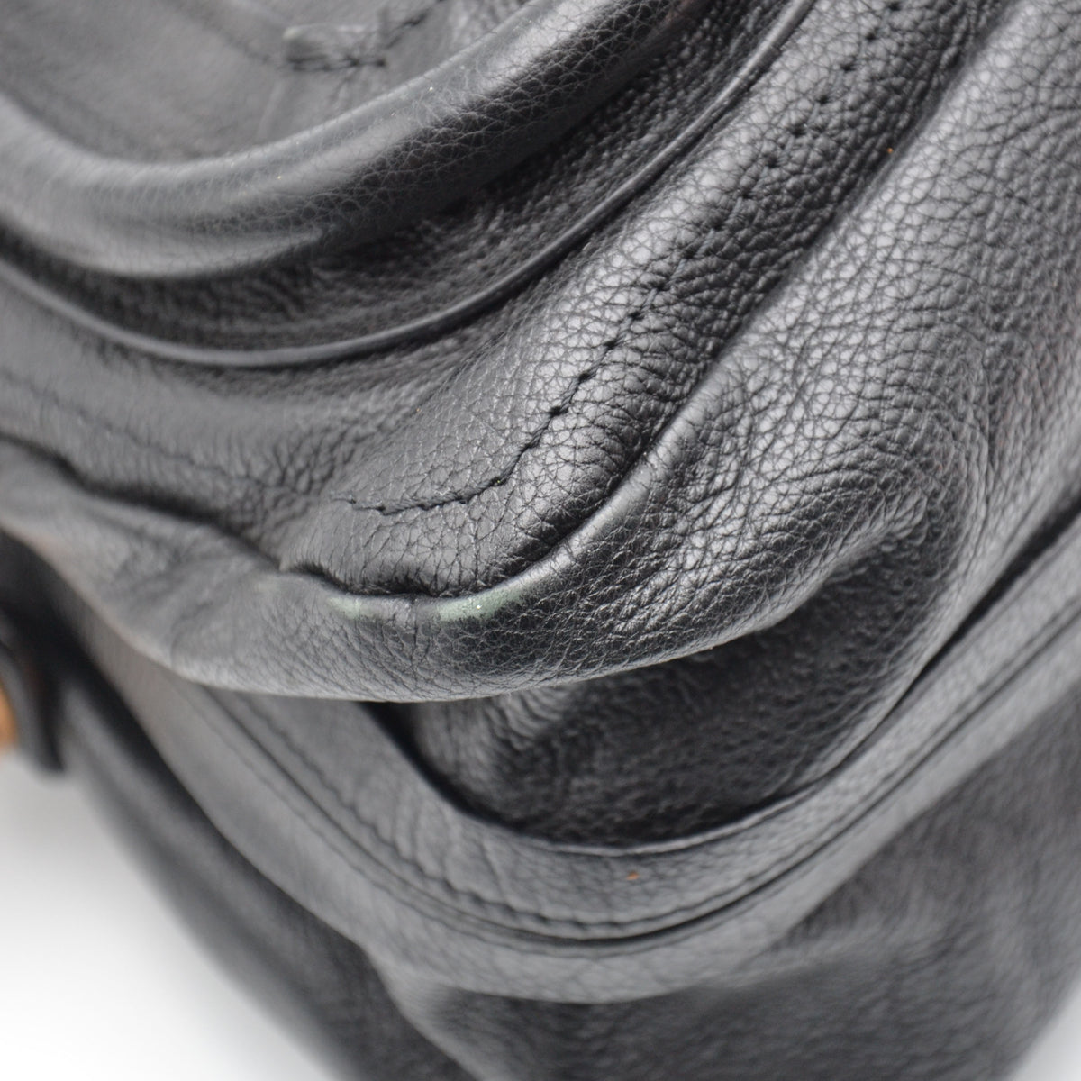 Chloé Paraty Medium Cuir Grainé Noir