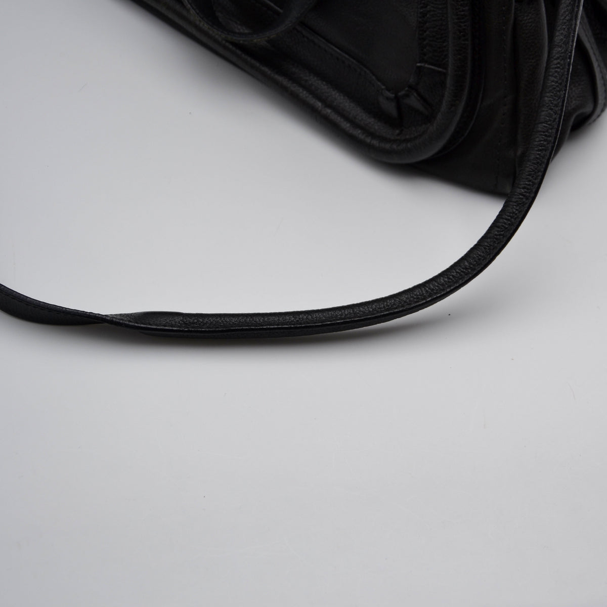 Chloé Paraty Medium Cuir Grainé Noir