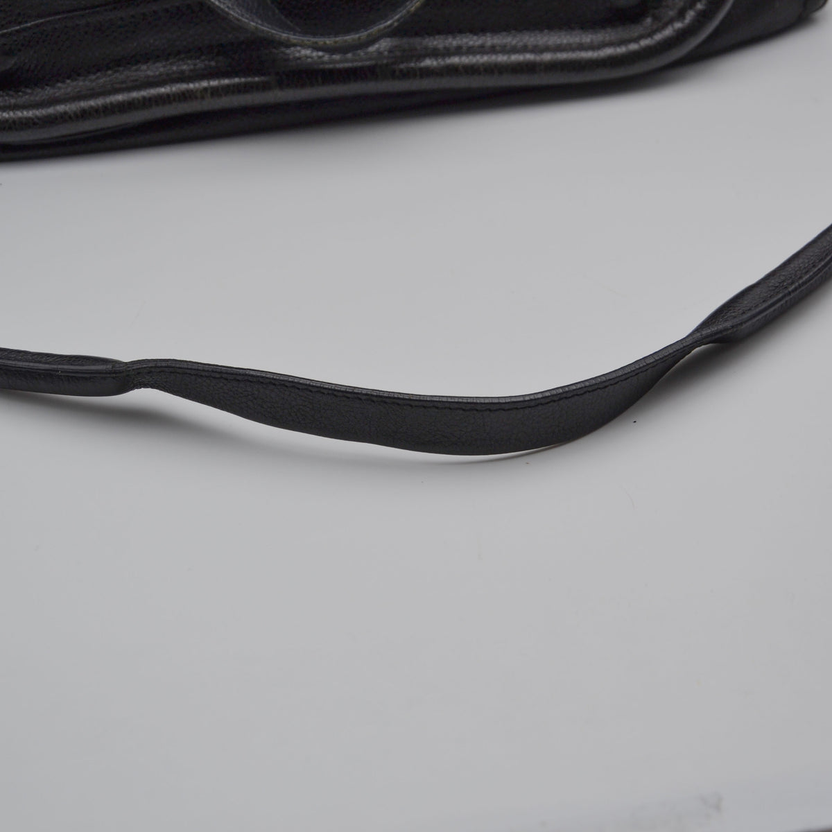 Chloé Paraty Medium Cuir Grainé Noir