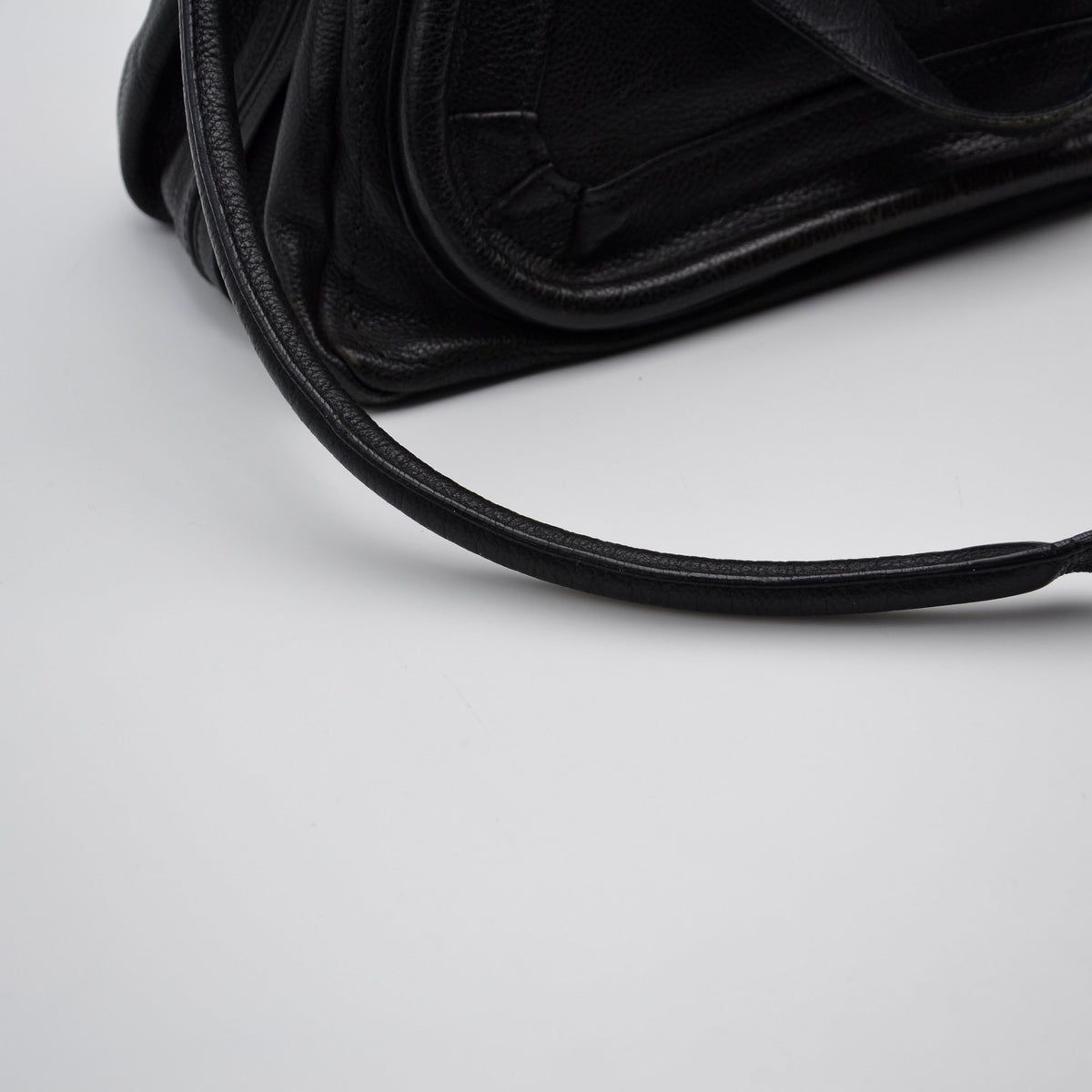 Chloé Paraty Medium Cuir Grainé Noir