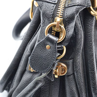 Chloé Paraty Medium Cuir Grainé Noir