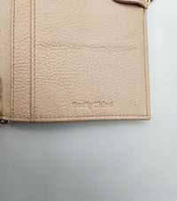 Sac See by Chloé Wallet on Chain Cuir Grainé Rose Pastel