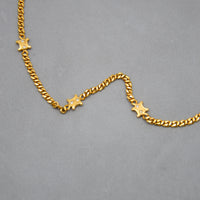 Celine Gold-Plated Triomphe Chain Necklace