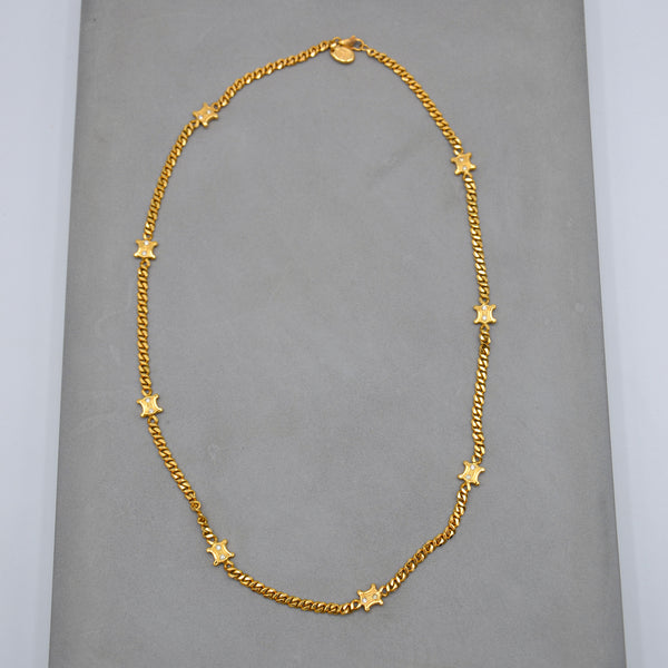 Collier Céline Plaqué Or Chaîne Triomphe