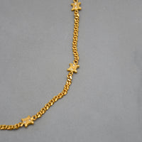 Celine Gold-Plated Triomphe Chain Necklace