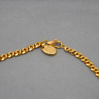 Celine Gold-Plated Triomphe Chain Necklace