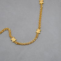 Celine Gold-Plated Triomphe Chain Necklace