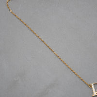 Collier Dior signature « Dior » pavé de cristaux