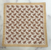 Celine Horsecarriage CC Cotton Bandana Scarf