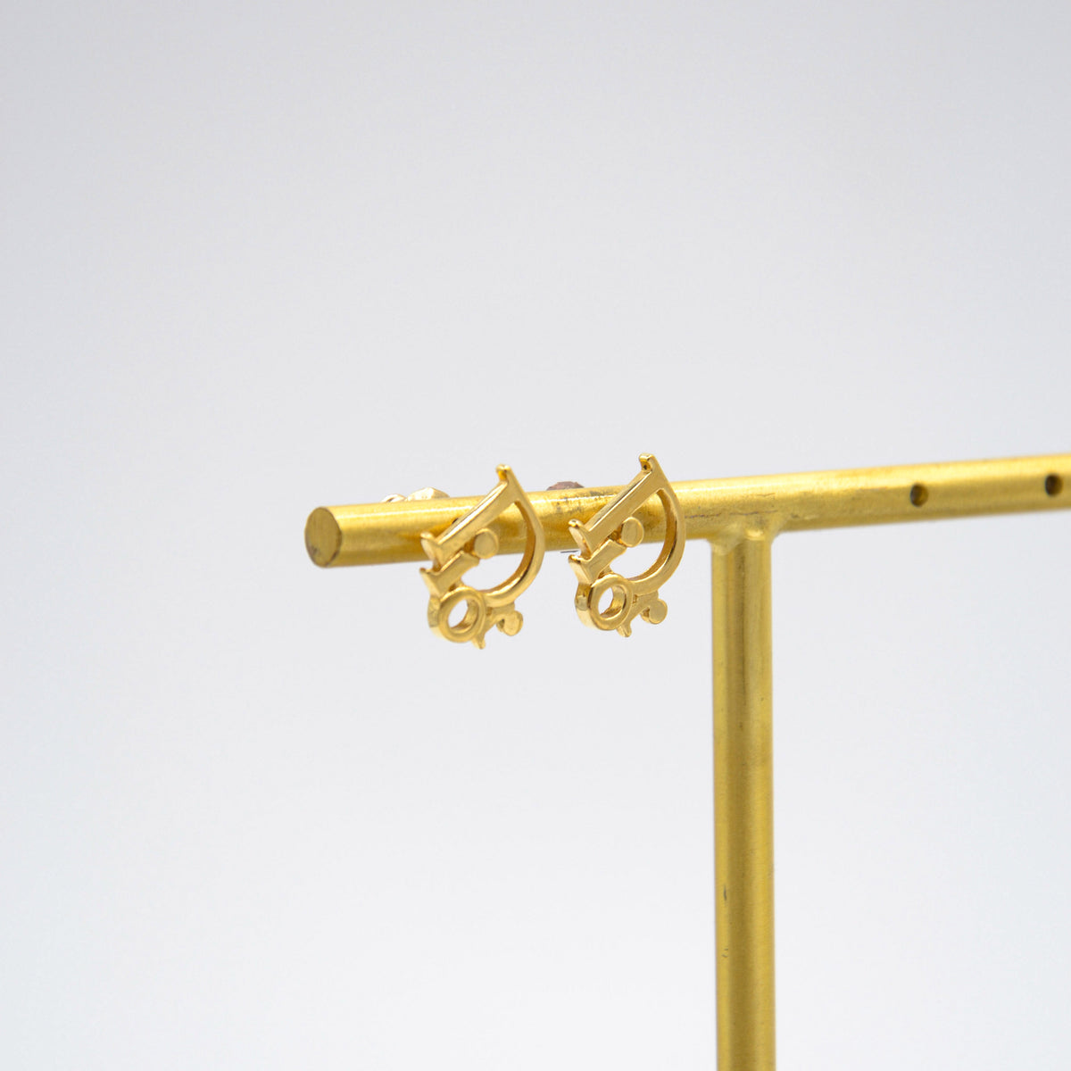 Dior logo earrings