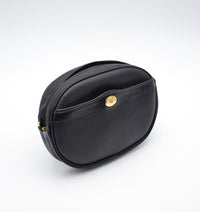 Dior Vintage Black Leather Crossbody Bag