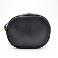 Dior Vintage Black Leather Crossbody Bag