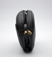 Dior Vintage Black Leather Crossbody Bag