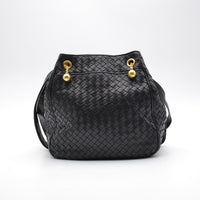Sac Bottega Veneta Intrecciato noir vintage