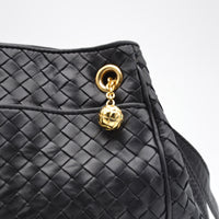 Sac Bottega Veneta Intrecciato noir vintage