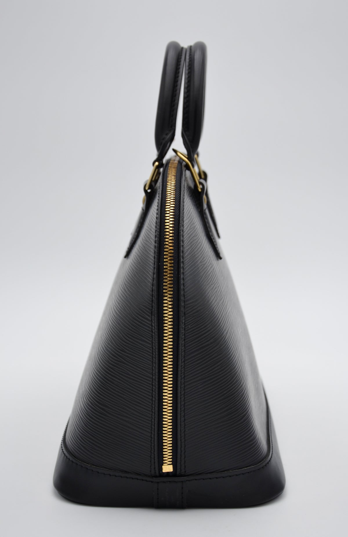 Louis Vuitton Alma PM en cuir Épi noir