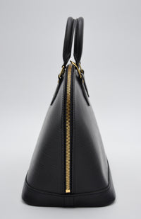 Louis Vuitton Alma PM en cuir Épi noir