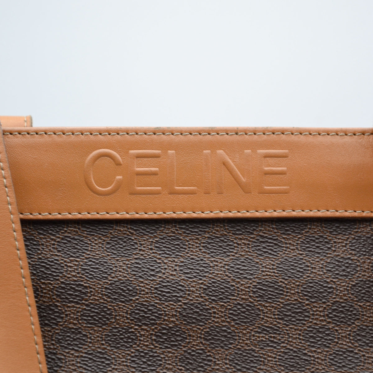 Céline Cabas Tote Toile Macadam Vintage