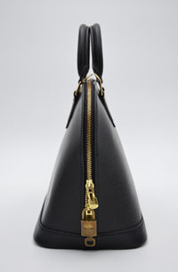 Louis Vuitton Alma PM en cuir Épi noir