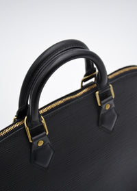 Louis Vuitton Alma PM en cuir Épi noir