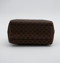 Sac Nano Boston Céline en Toile Enduite Macadam