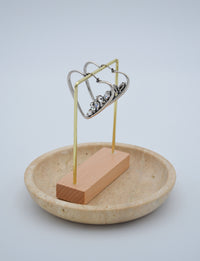 Boucles d’oreilles Saint Laurent cœur