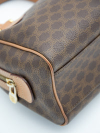 Sac Nano Boston Céline en Toile Enduite Macadam