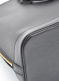 Louis Vuitton Alma PM en cuir Épi noir