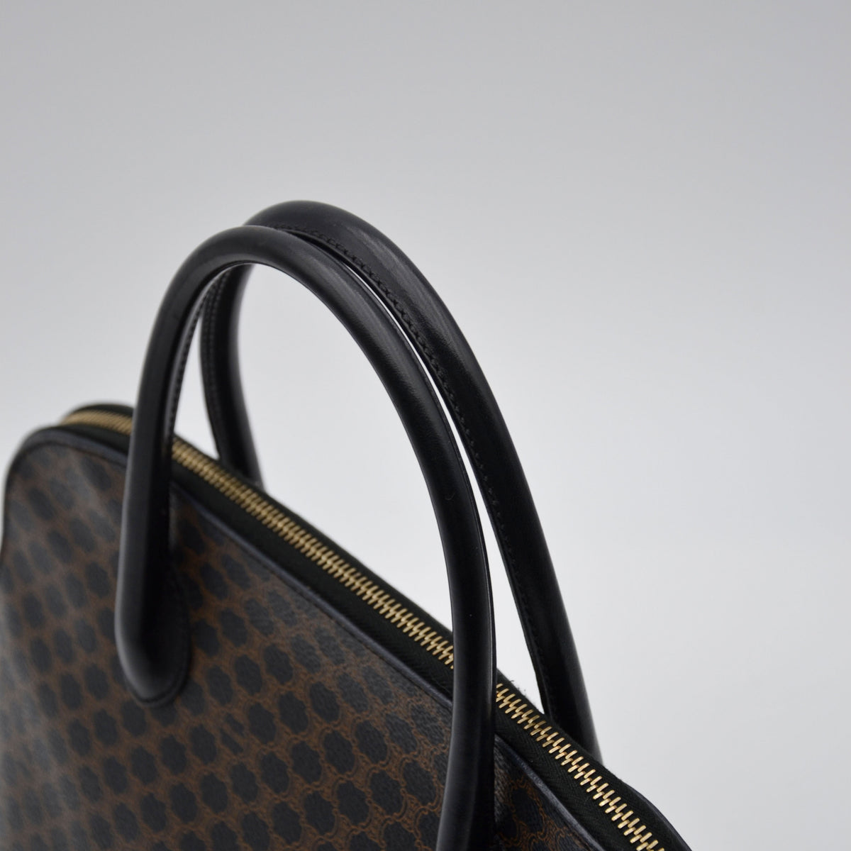 Céline Top Handle Toile Macadam Vintage