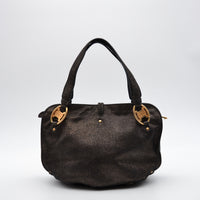 Sac Céline Vintage Logo Triomphe Suédine Irisée