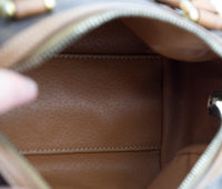 Sac Nano Boston Céline en Toile Enduite Macadam