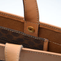 Céline Cabas Tote Toile Macadam Vintage