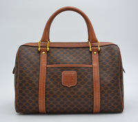 Sac Boston Céline vintage en toile Macadam