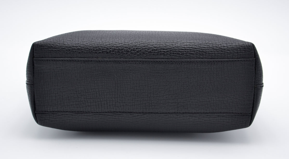 Black leather Loewe bag