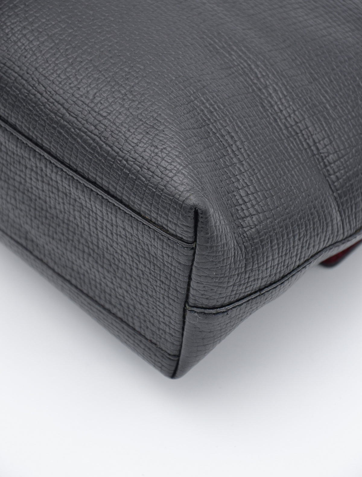 Black leather Loewe bag