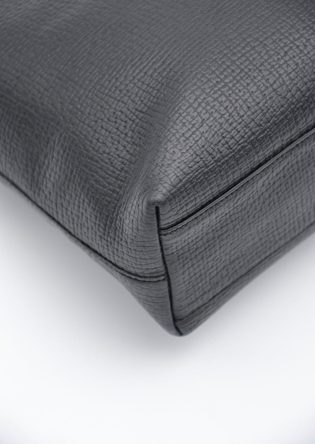 Black leather Loewe bag