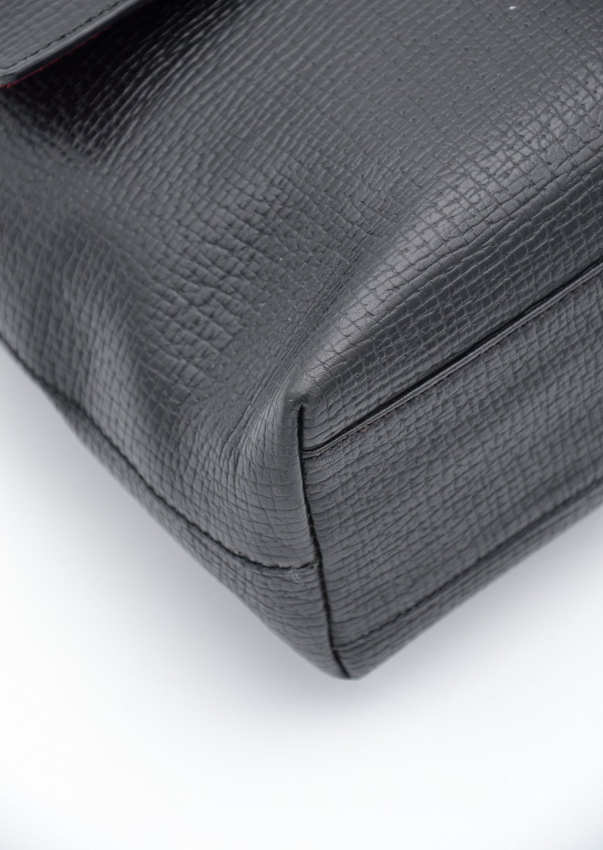 Black leather Loewe bag