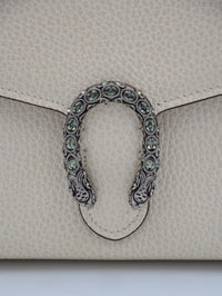 Dionysus Wallet on Chain Gucci blanc